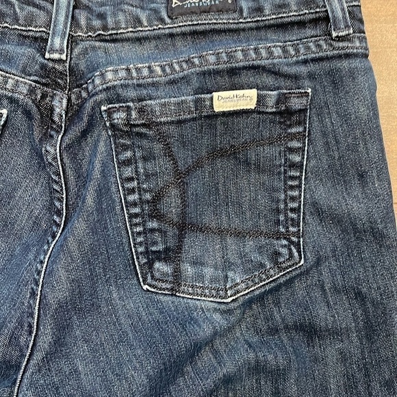 David Kahn short inseam Straight Leg Jeans Women’s 30 (fits 29/30) Dark Wash - Picture 4 of 8